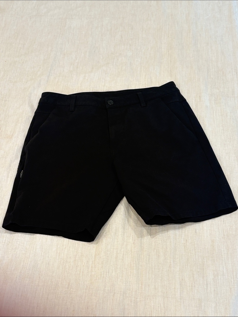 BYLT Size 33 7.5” Inseam Black Shorts with Side Zipper